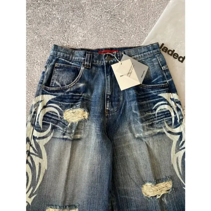 Casual Ripped Denim Shorts For Men - Image 2