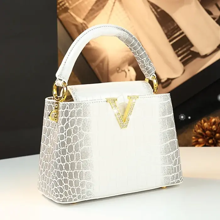 New Luxury Crocodile Pattern Handbags For Women - Image 2