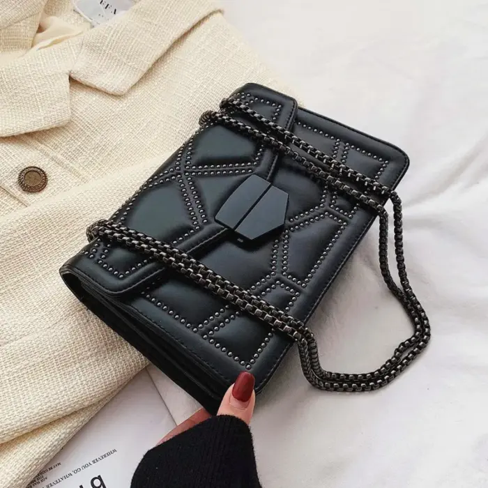 New Rivet Chain Shoulder Bags For Women - Image 1