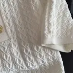 Chic Knitted Polo Shirt Knitted For Women - Image 4