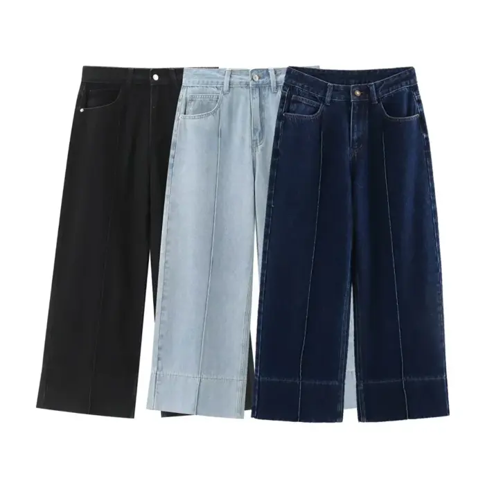 High Waisted Wide leg Jeans For Women - Image 1