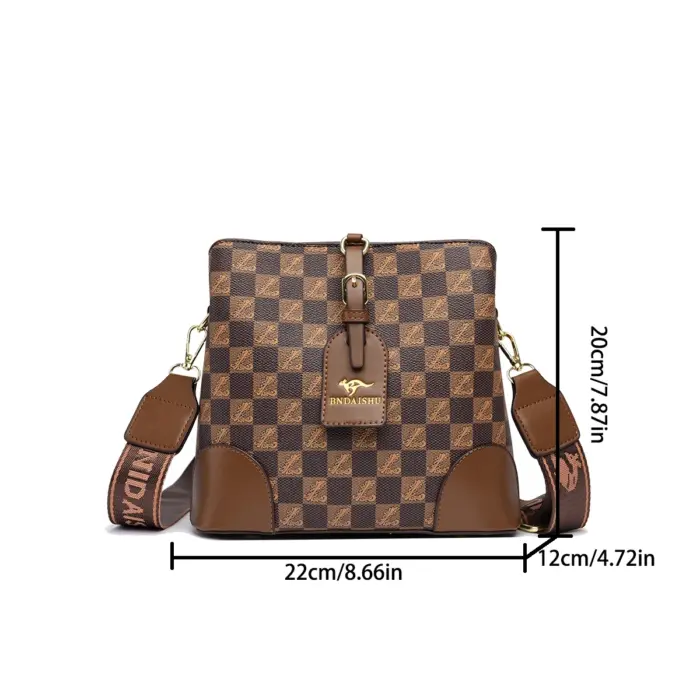 Basic PU Leather Crossbody Bags For Women - Image 2