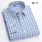 New Long Sleeve Plaid Shirts For Men - Image 5