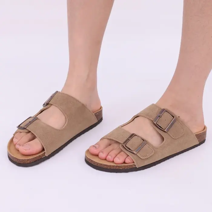 Casual Double Buckle Slippers For Women - Image 6