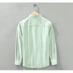 Cotton Striped Long Sleeve Shirts For Men - Image 3