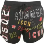 Color Letters Sports Shorts For Men