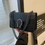 Snake Pattern Shoulder Bag For Women