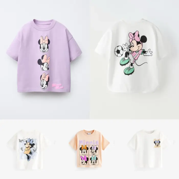 New Cotton Minnie T-Shirts For Girls - Image 2
