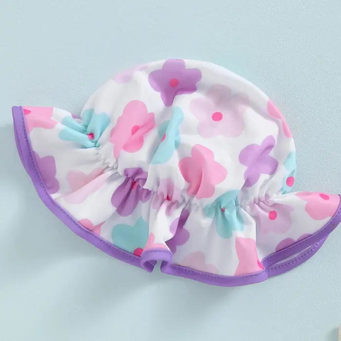 Floral Swimwear Set For Girls - Image 4
