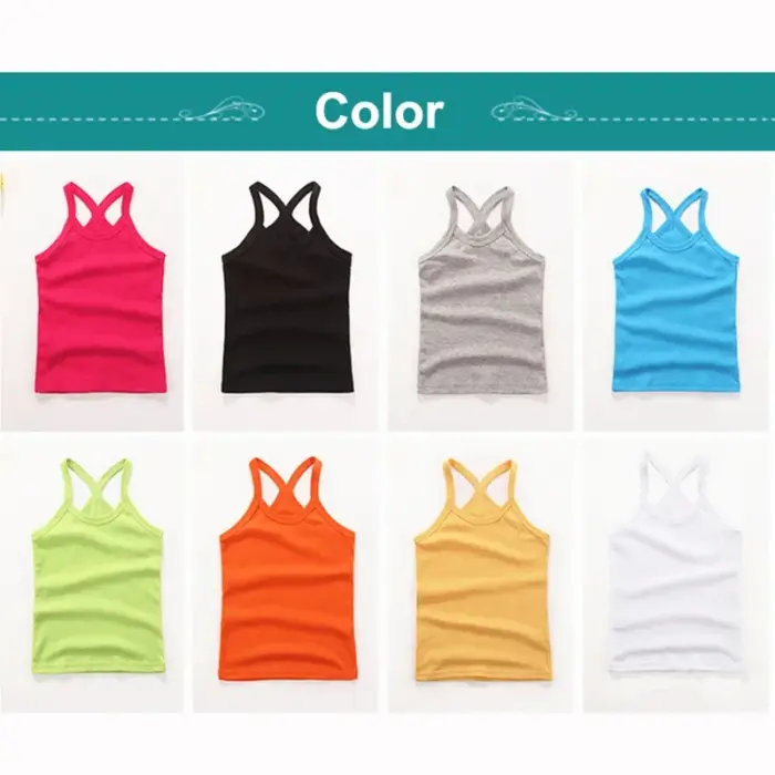 Cotton Sleeveless Vests For Girls - Image 2