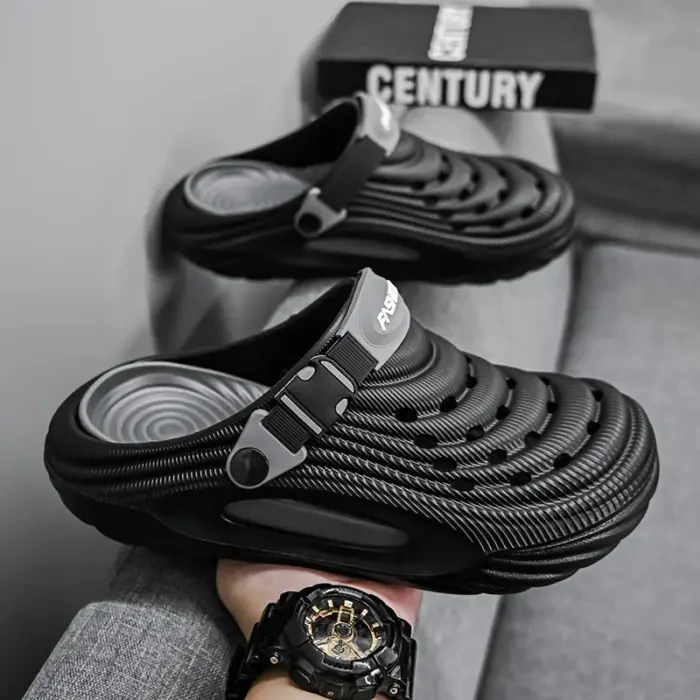 Casual Non-slip Platform Clogs For Men - Image 2