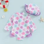 Floral Swimwear Set For Girls - Image 2