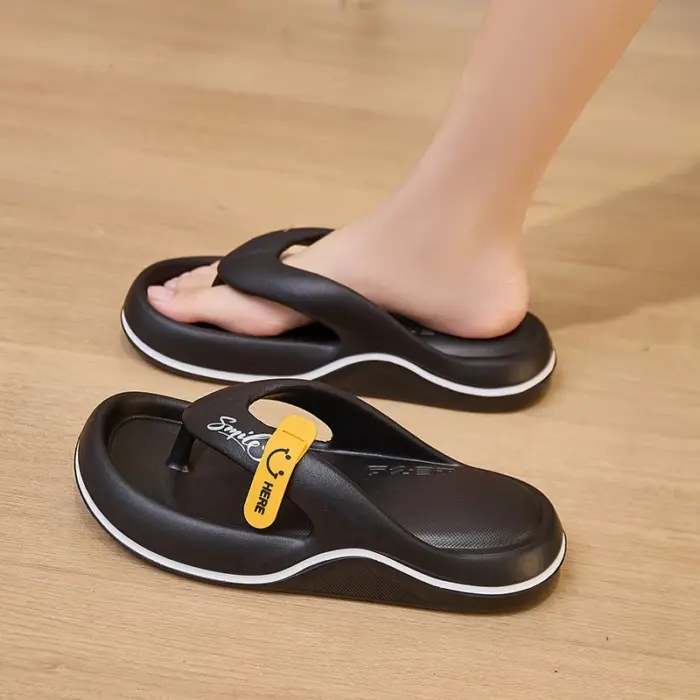 Super Soft Thick Soled Flip Flops For Women - Image 4