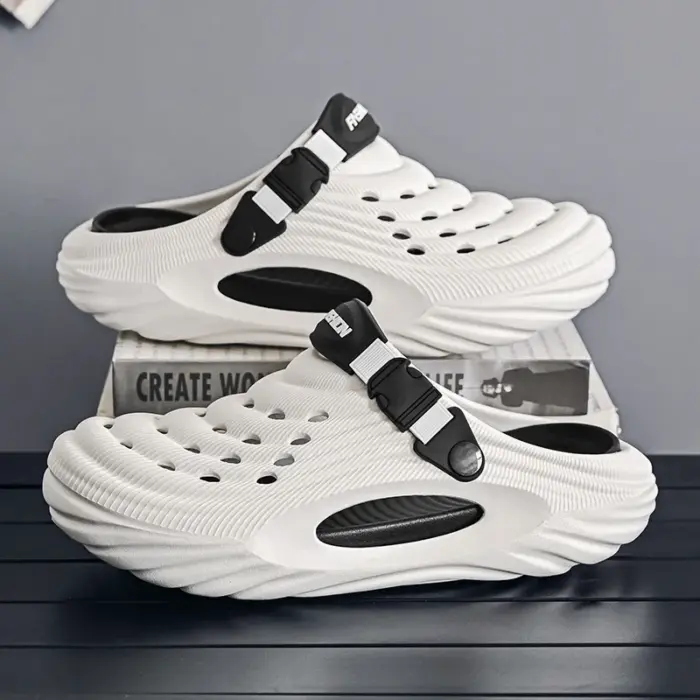 New Casual Non-slip Platform Clogs For Men - Image 2