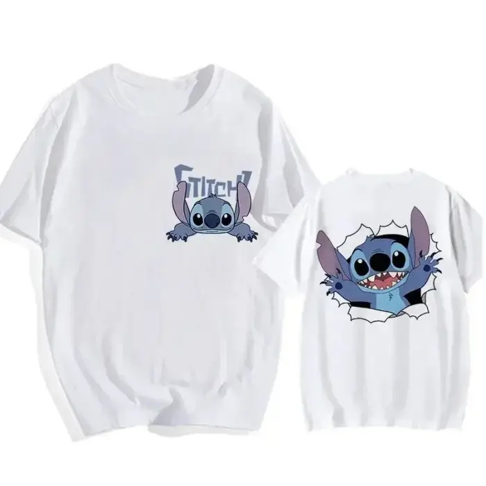 Casual Cotton Lilo And Stich T-Shirts For Kids - Image 4