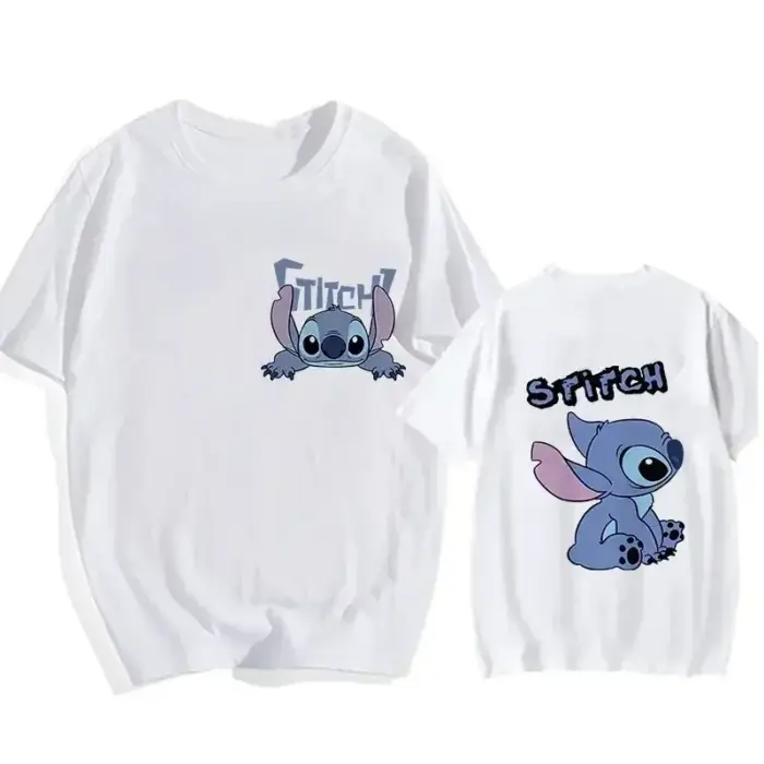 Casual Cotton Lilo And Stich T-Shirts For Kids - Image 3