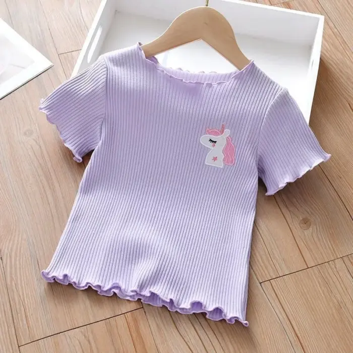 Casual Embroidered T-Shirts For Girls - Image 6