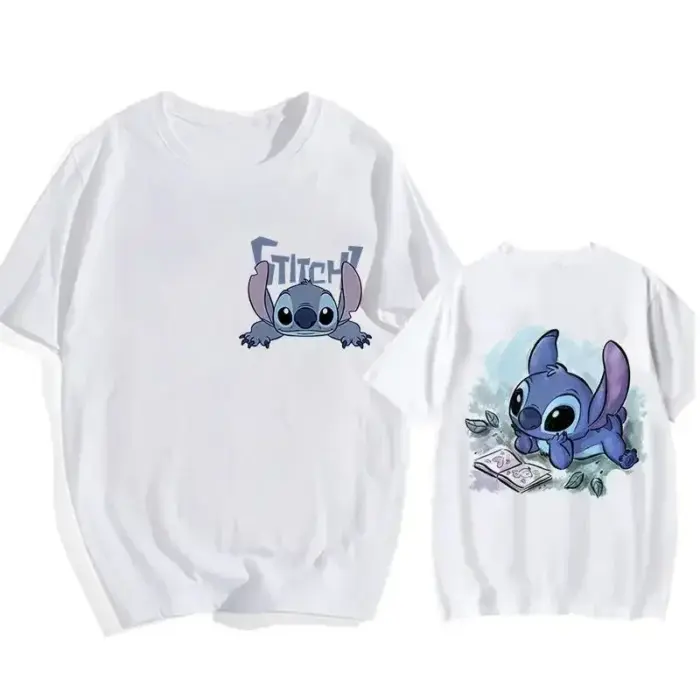 Casual Cotton Lilo And Stich T-Shirts For Kids - Image 2
