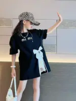 Chic Bow-Embellished T-Shirts For Girls - Image 4
