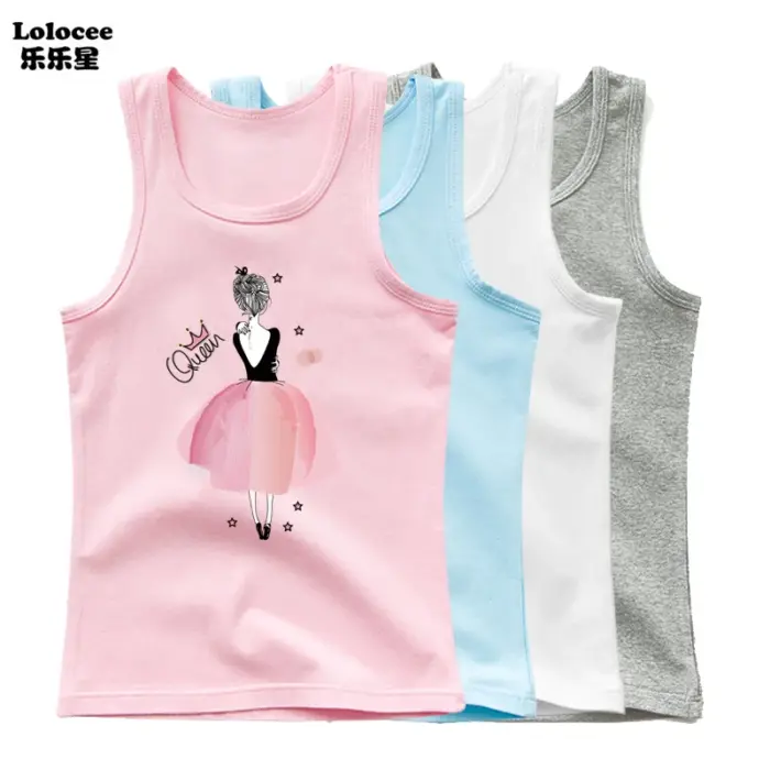 Cute Girl Printed Tops For Girls - Image 1