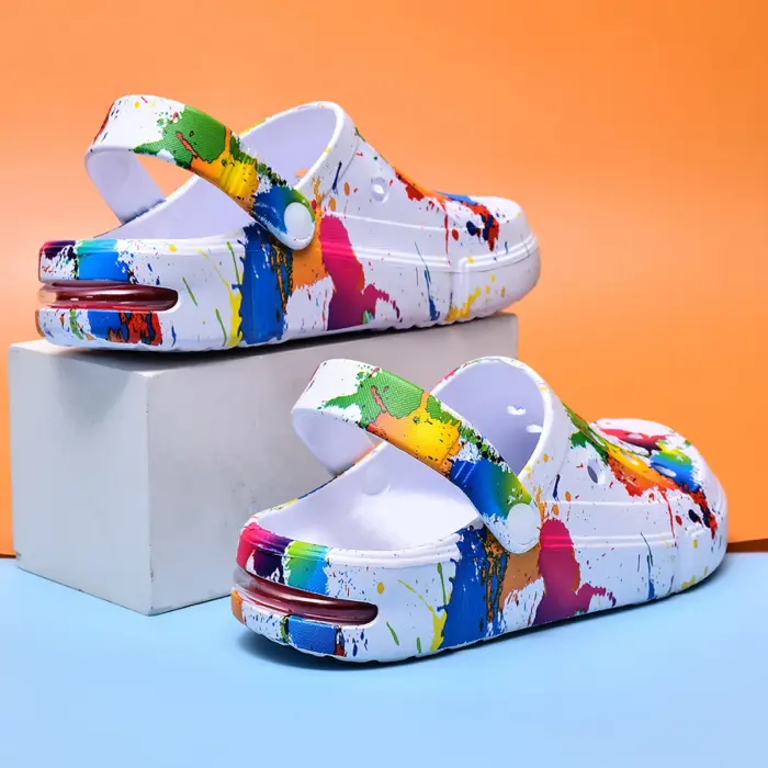 Coloured Thick-Soled Clogs For Men - Image 5