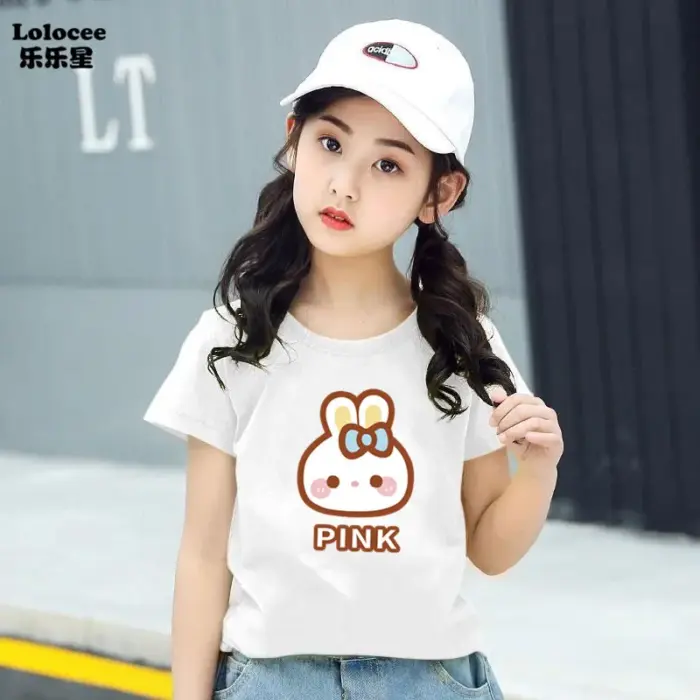 Cute Rabbit Ear T-Shirts For Girls - Image 5