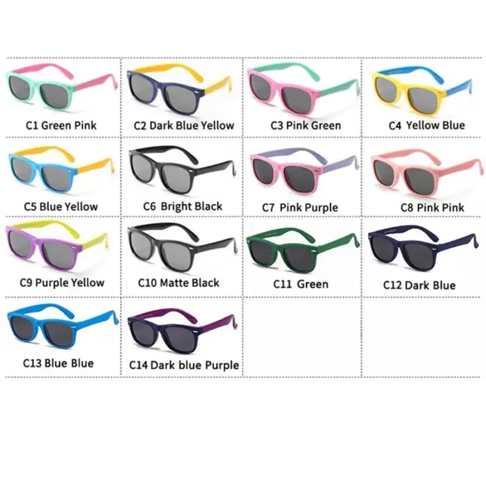 TR90 Polarized Sunglasses For Kids - Image 5