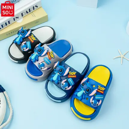 Disney Stitch Slippers For Toddlers