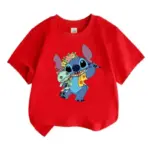 Casual Round-Neck Cartoon T-Shirts For Kids - Image 6