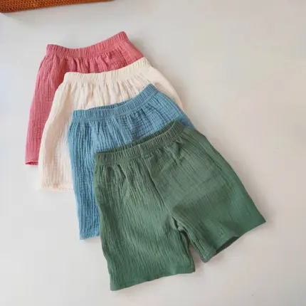 Breathable Cotton Yarn Shorts For Kids