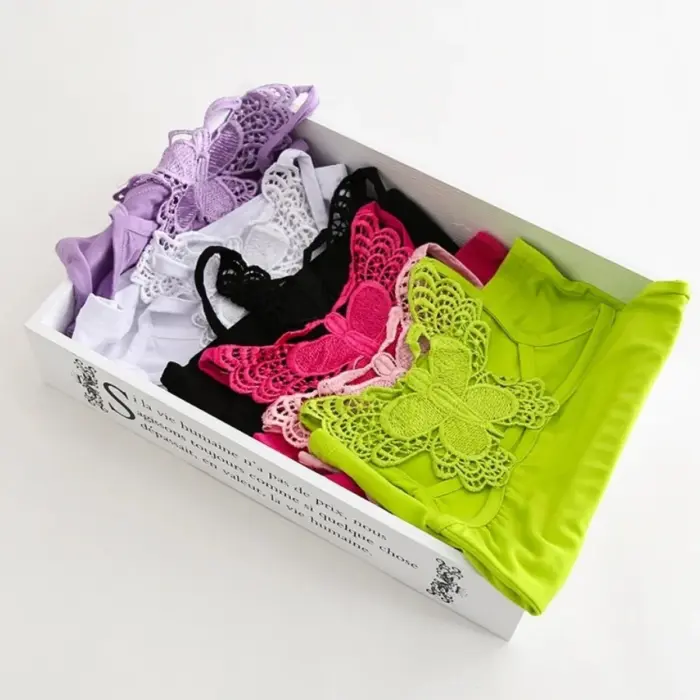 Cotton Butterfly Tops For Girls - Image 2