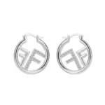Luxury Letter F Earrings For Women - Image 3