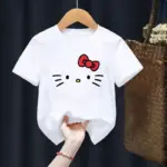 Casual Hello Kitty T-Shirts For Girls