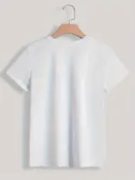 Casual Crew Neck T-Shirts For Women - Image 2
