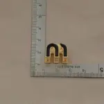 Letter M Zircon Earrings For Women - Image 5