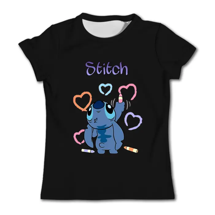 Cotton Cartoon T-Shirts For Girls - Image 1