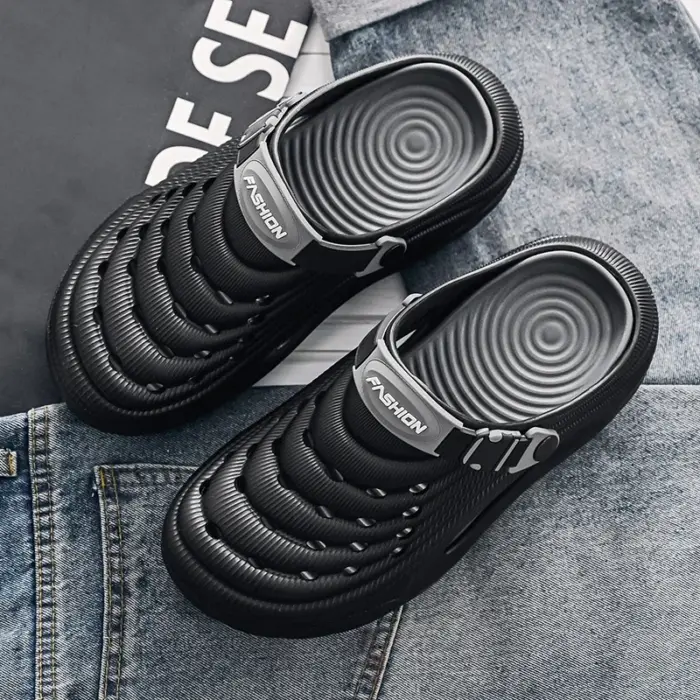 New Casual Non-slip Platform Clogs For Men - Image 4