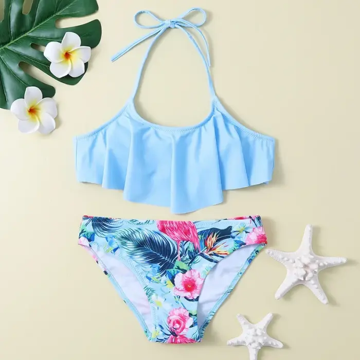 Flamingo Swimsuit For Kids - Image 2