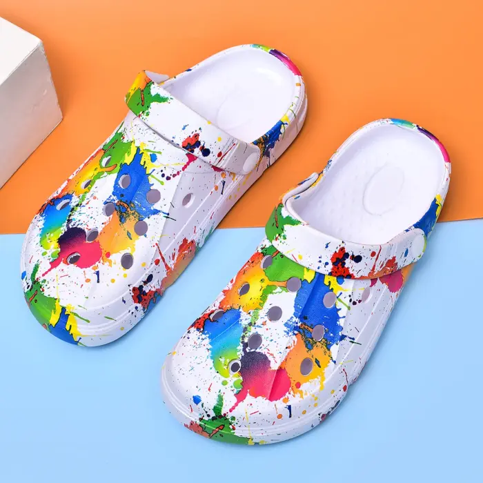 Coloured Thick-Soled Clogs For Men - Image 2