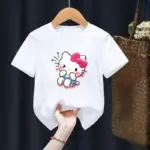 Casual Hello Kitty T-Shirts For Girls - Image 5