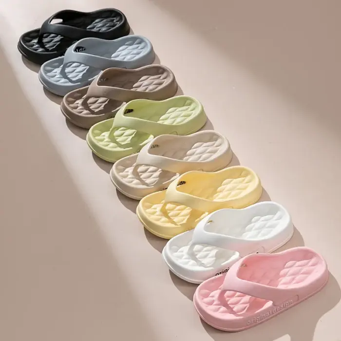 Non-Slip Thick Soled Flip Flops For Women - Image 1