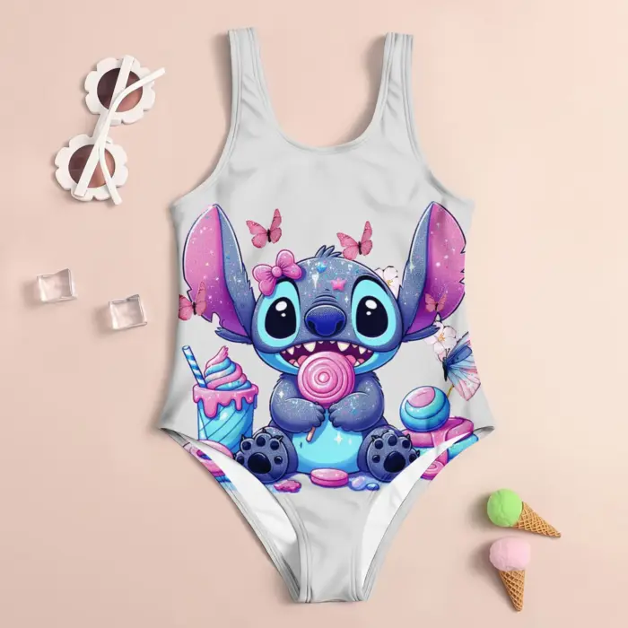 Lilo And Stitch Swimsuits For Girls - Image 3