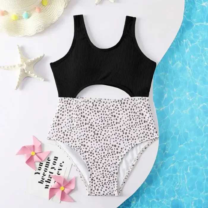 Leopard One-piece Swimsuits For Girls - Image 3