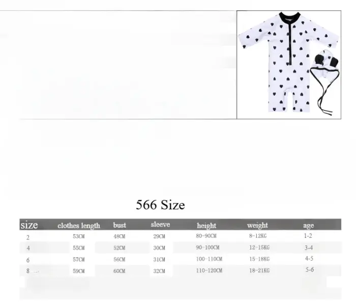 One-piece Heart Swimsuit For Kids - Image 5