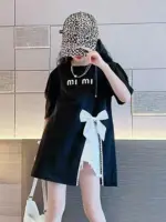 Chic Bow-Embellished T-Shirts For Girls - Image 3