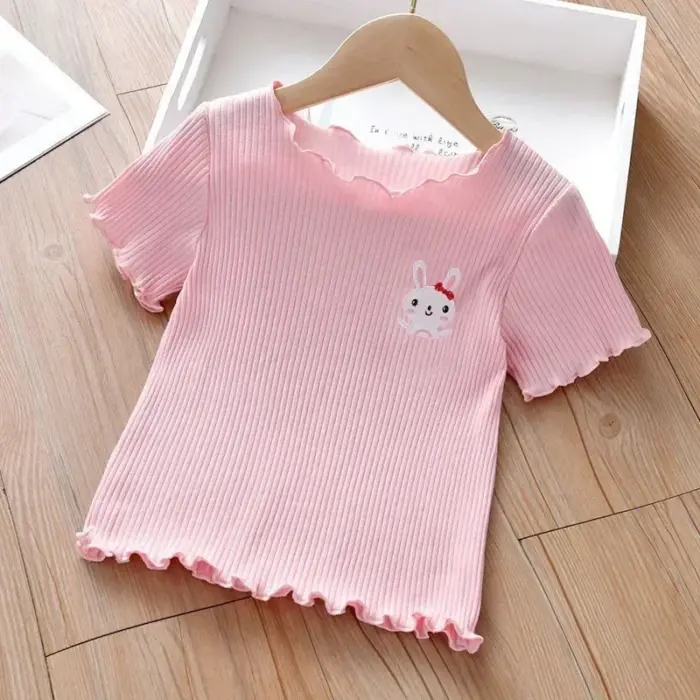Casual Embroidered T-Shirts For Girls - Image 3