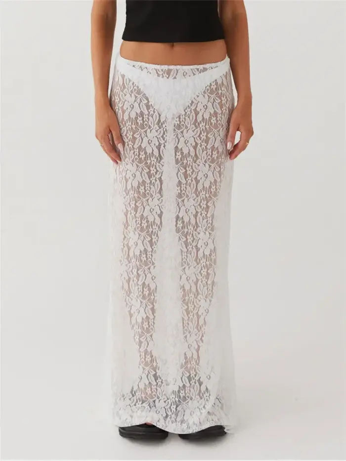 Sexy Lace Long Skirts For Women - Image 2