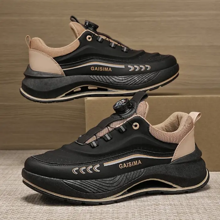 Non-Slip Lace Up Sneakers For Men - Image 3