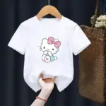 Casual Hello Kitty T-Shirts For Girls - Image 6