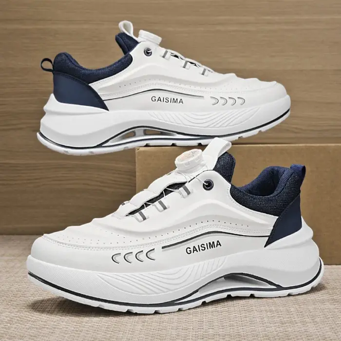 Non-Slip Lace Up Sneakers For Men - Image 1